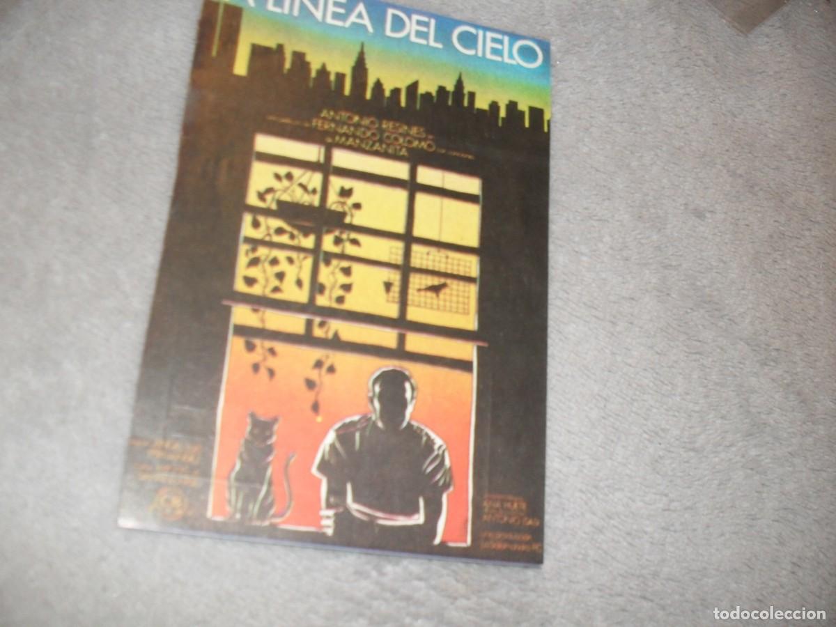 Cine: PROGRAMA DE MANO,DE LOS ULTIMOS EDITADOS,CON TEXTO PUBLICITARIO,LA LINEA DEL CIELO - Foto 1