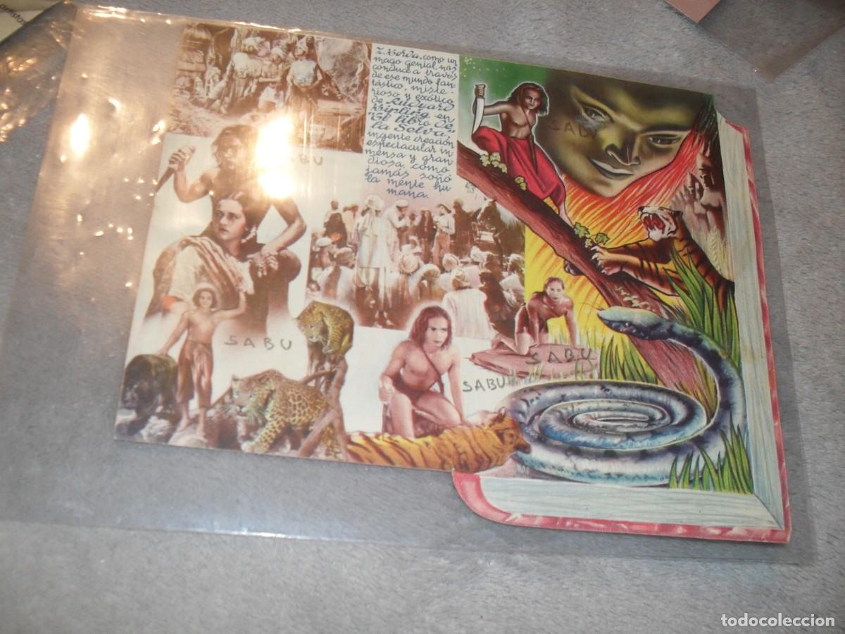 Cine: PROGRAMA DE MANO DOBLE,CON TEXTO PUBLICITARIO,EL LIBRO DE LA SELVA,CON SABU - Foto 2