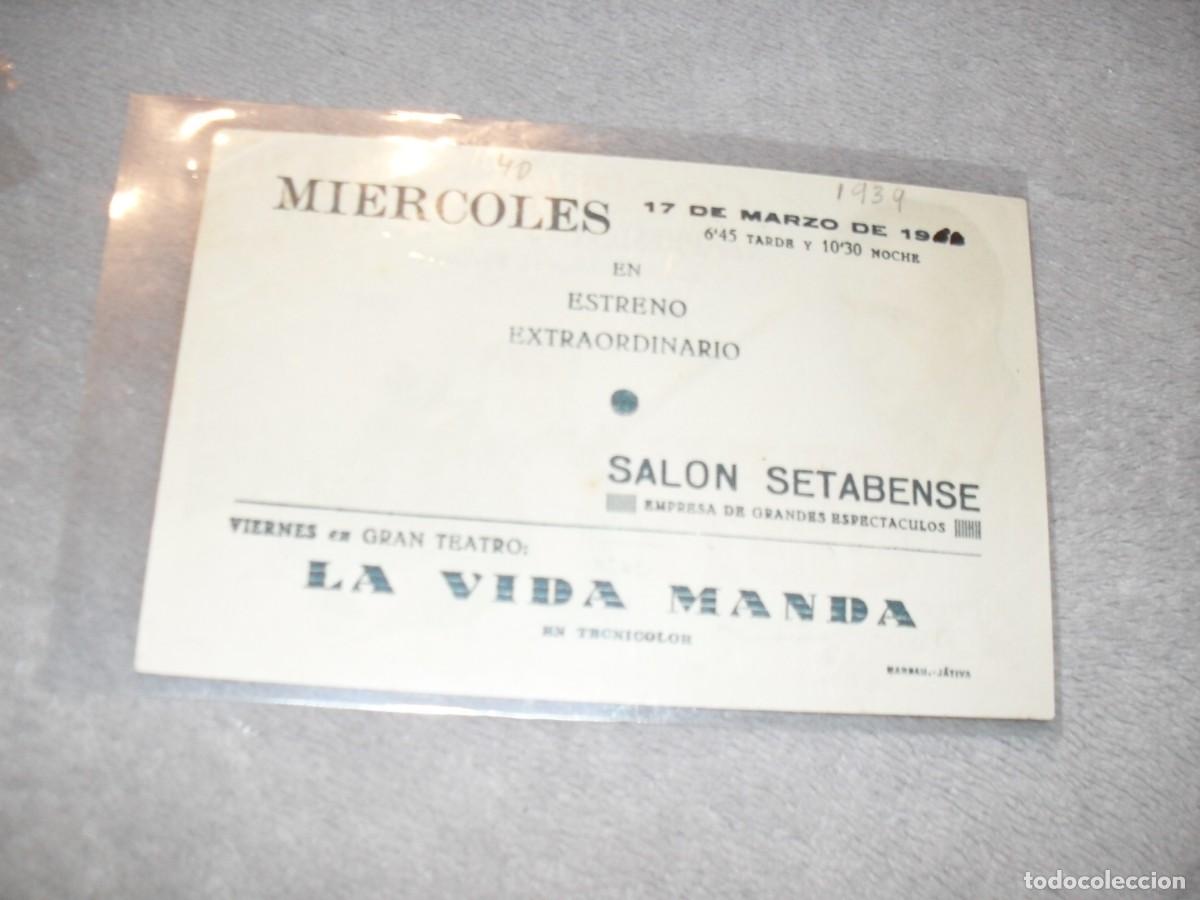Cine: PROGRAMA DE MANO SENCILLO,CON TEXTO PUBLICITARIO:BEAU GESTE,CON GARY COOPER - Foto 2