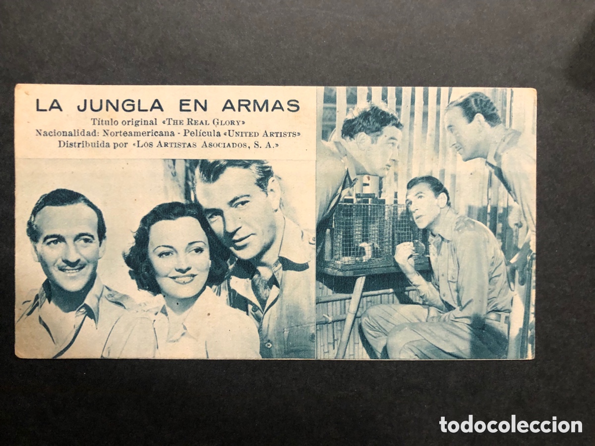 Cine: Ficha programa 12 la jungla en armas Gary Cooper - Foto 1
