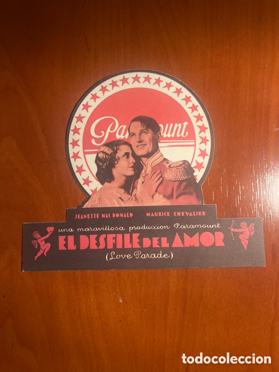 Cine: PROGRAMA EL DESFILE DEL AMOR, JESNETTE MAC DONALD, (PARAMOUNT), FASCIMIL!!! - Foto 1