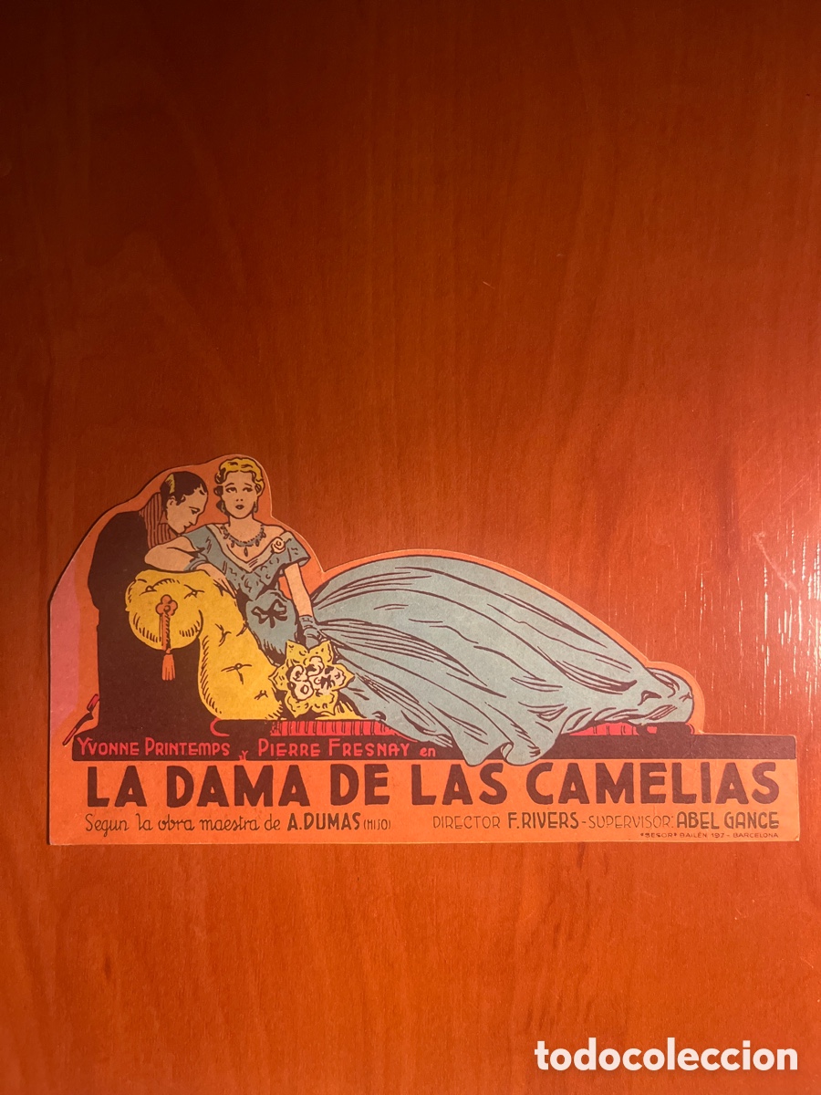 Cine: PROGRAMA LA DAMA DE LAS CAMELIAS, A. DUMAS, FASCIMIL!! - Foto 1