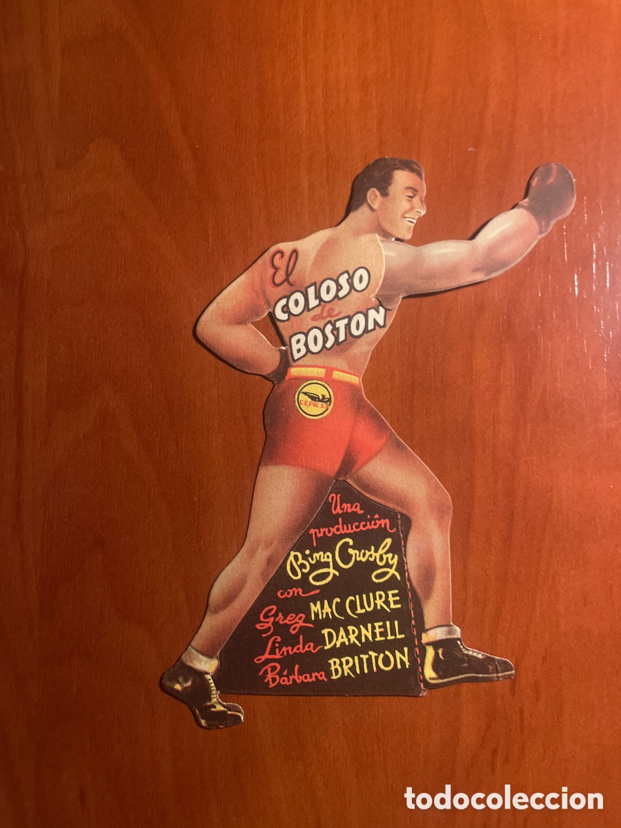 Cine: PROGRAMA EL COLOSO DE BOSTON, BIMG CROSBY, (CEPICSA), ORIGINAL!!! - Foto 1