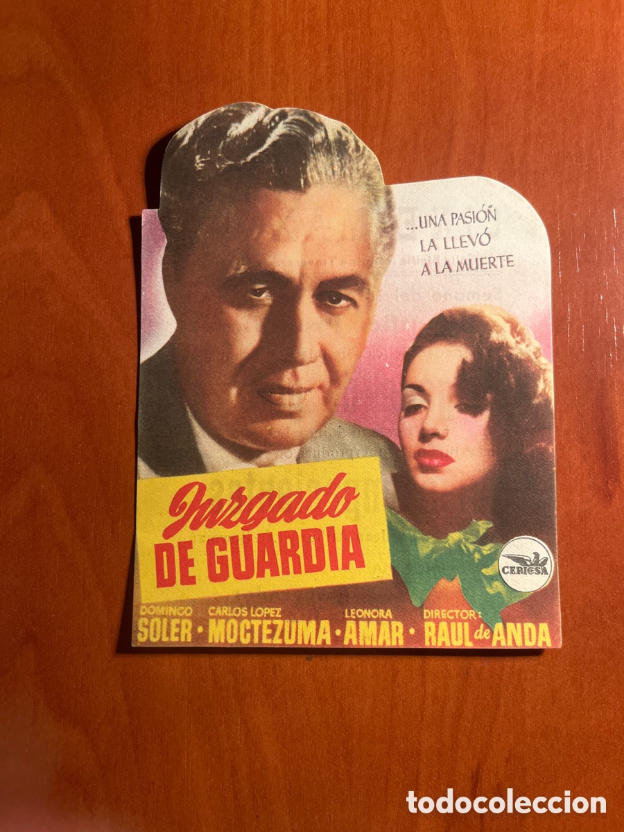 Cine: PROGRAMA JUZGADO DE GUARDIA, DOMINGO SOLER, (CEPICSA), ORIGINAL!!! - Foto 1