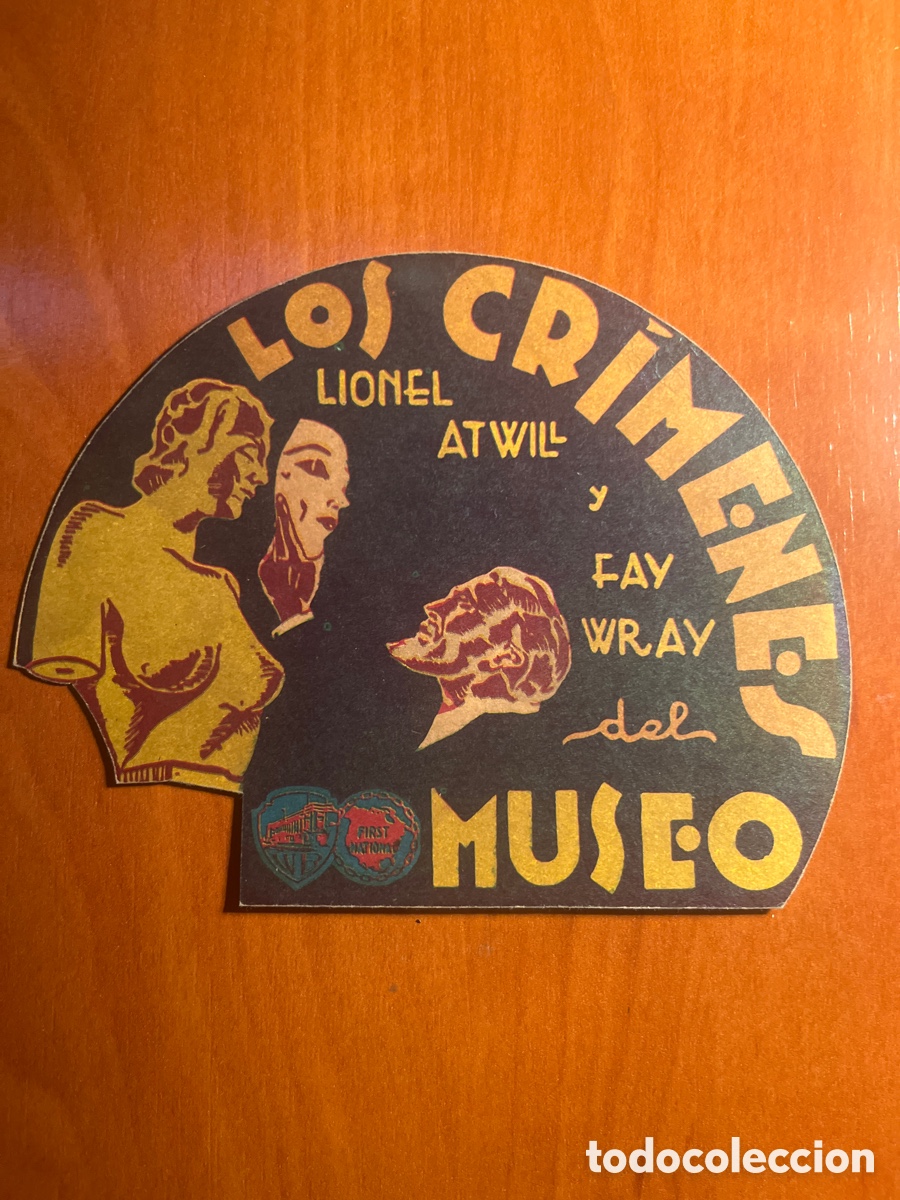 Cine: PROGRAMA LOS CR&Iacute;MENES DEL MUSEO, LIONEL ATWILL, (WARNER BROSS), FASCIMIL!!! - Foto 1