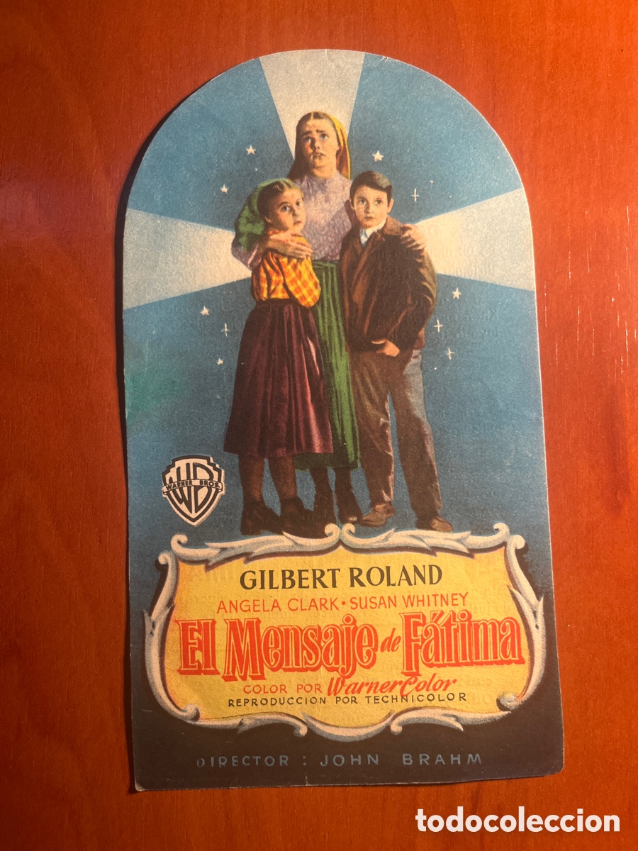 Cine: PROGRAMA EL MENSAJE DE FATIMA, GILBERT ROLAND, (WARNER COLOR), ORIGINAL!!! - Foto 1