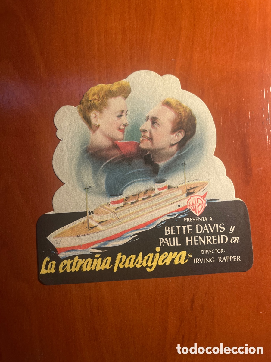 Cine: PROGRAMA LA EXTRA&Ntilde;A PASAJERA, DIRECTOR IRVING RAPPER, (WARNER BROSS), ORIGINAL!! - Foto 1
