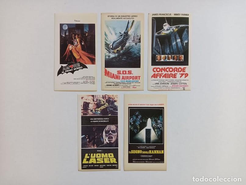 Cine: PTCC 184 TERROR 5 PROGRAMAS ITALIANOS PEGATINA - Foto 1