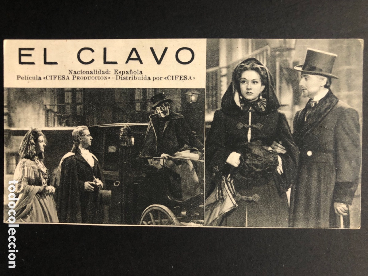 Cine: Ficha programa 31 el clavo amparo Rivelles - Foto 1
