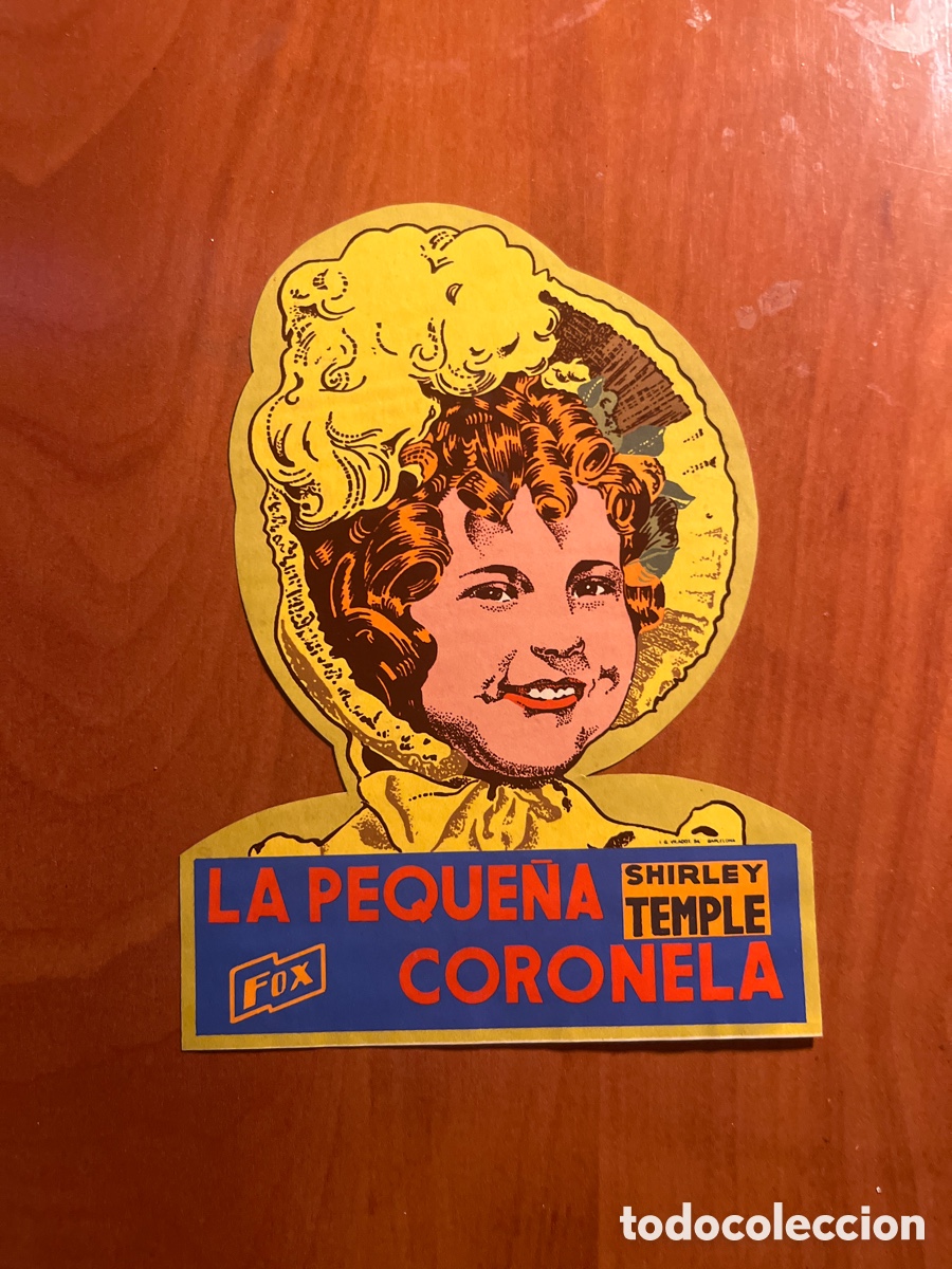 Cine: PROGRAMA LA PEQUE&Ntilde;A CORONELA, SHIRLEY TEMPLE, (FOX), FASCIMIL!! - Foto 1