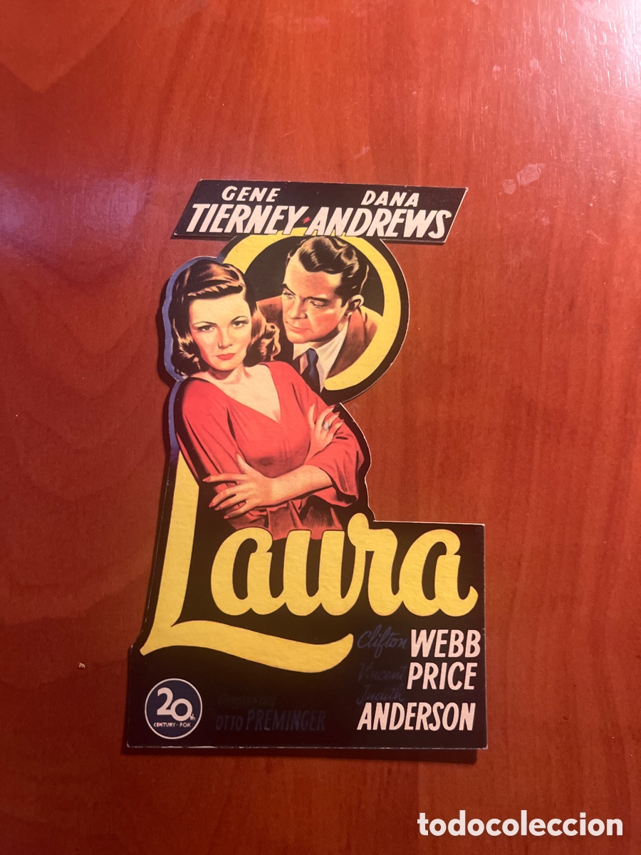 Cine: PROGRAMA LAURA, GENE TIERNEY, (20 CENTURY FOX), FASCIMIL!! - Foto 1