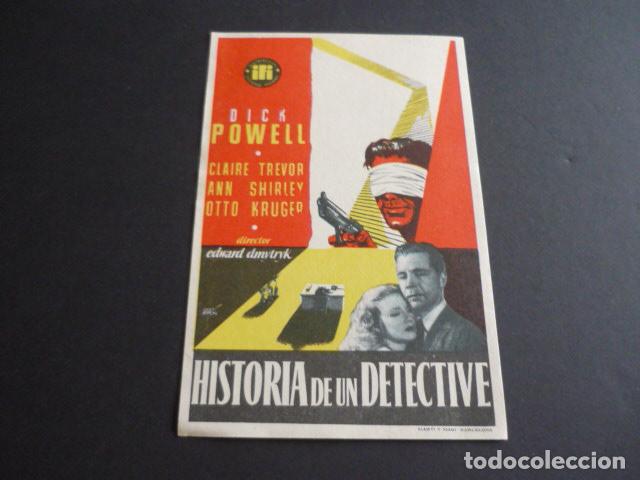 Cine: HISTORIA DE UN DETECTIVE PROGRAMA DE MANO SIN PUBLICIDAD - Foto 1