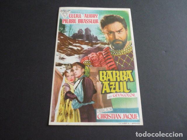 Cine: BARBA AZUL PROGRAMA DE MANO SIN PUBLICIDAD - Foto 1