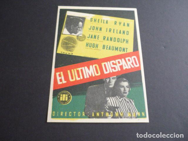 Cine: EL ULTIMO DISPARO PROGRAMA DE MANO SIN PUBLICIDAD - Foto 1