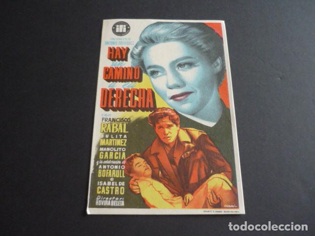 Cine: HAY UN CAMINO A LA DERECHA PROGRAMA DE MANO SIN PUBLICIDAD - Foto 1
