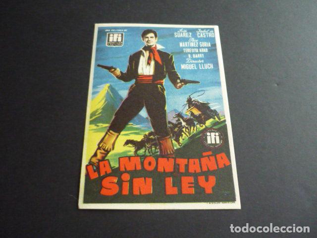 Cine: LA MONTA&Ntilde;A SIN LEY PROGRAMA DE MANO SIN PUBLICIDAD - Foto 1