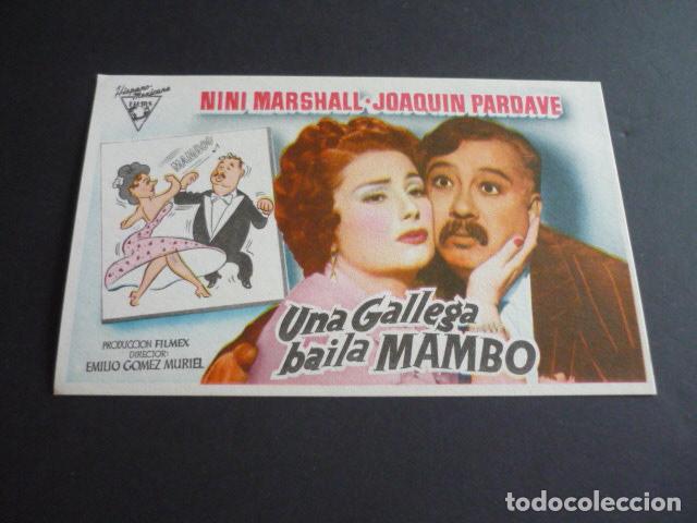 Cine: UNA GALLEGA BAILA MAMBO PROGRAMA DE MANO SIN PUBLICIDAD - Foto 1