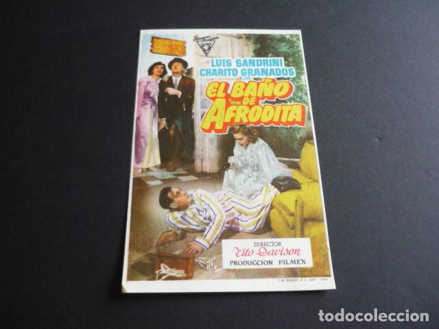 Cine: EL BA&Ntilde;O DE AFRODITA PROGRAMA DE MANO SIN PUBLICIDAD - Foto 1