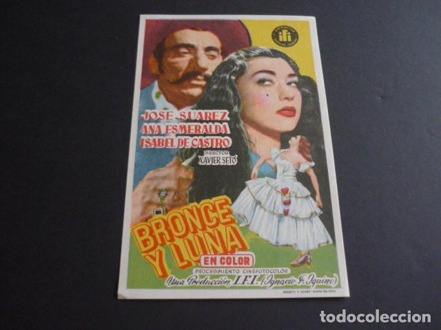 Cine: BRONCE Y LUNA PROGRAMA DE MANO SIN PUBLICIDAD - Foto 1