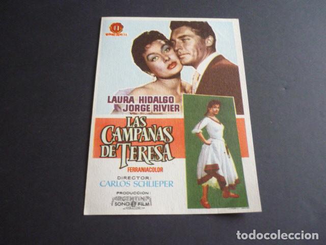Cine: LAS CAMPANAS DE TERESA PROGRAMA DE MANO SIN PUBLICIDAD - Foto 1