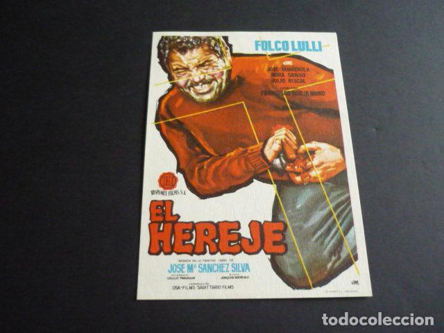 Cine: EL HEREJE PROGRAMA DE MANO SIN PUBLICIDAD - Foto 1