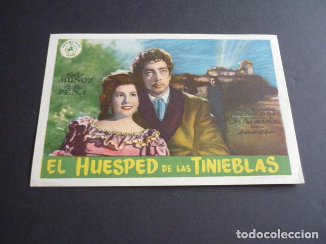 Cine: EL HUESPED DE LAS TINIEBLAS PROGRAMA DE MANO SIN PUBLICIDAD - Foto 1
