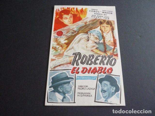 Cine: ROBERTO EL DIABLO PROGRAMA DE MANO SIN PUBLICIDAD - Foto 1
