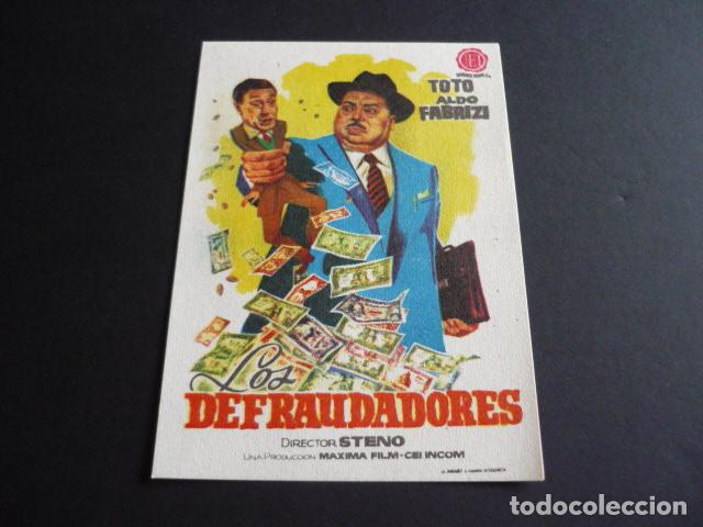 Cine: LOS DEFRAUDADORES PROGRAMA DE MANO SIN PUBLICIDAD - Foto 1