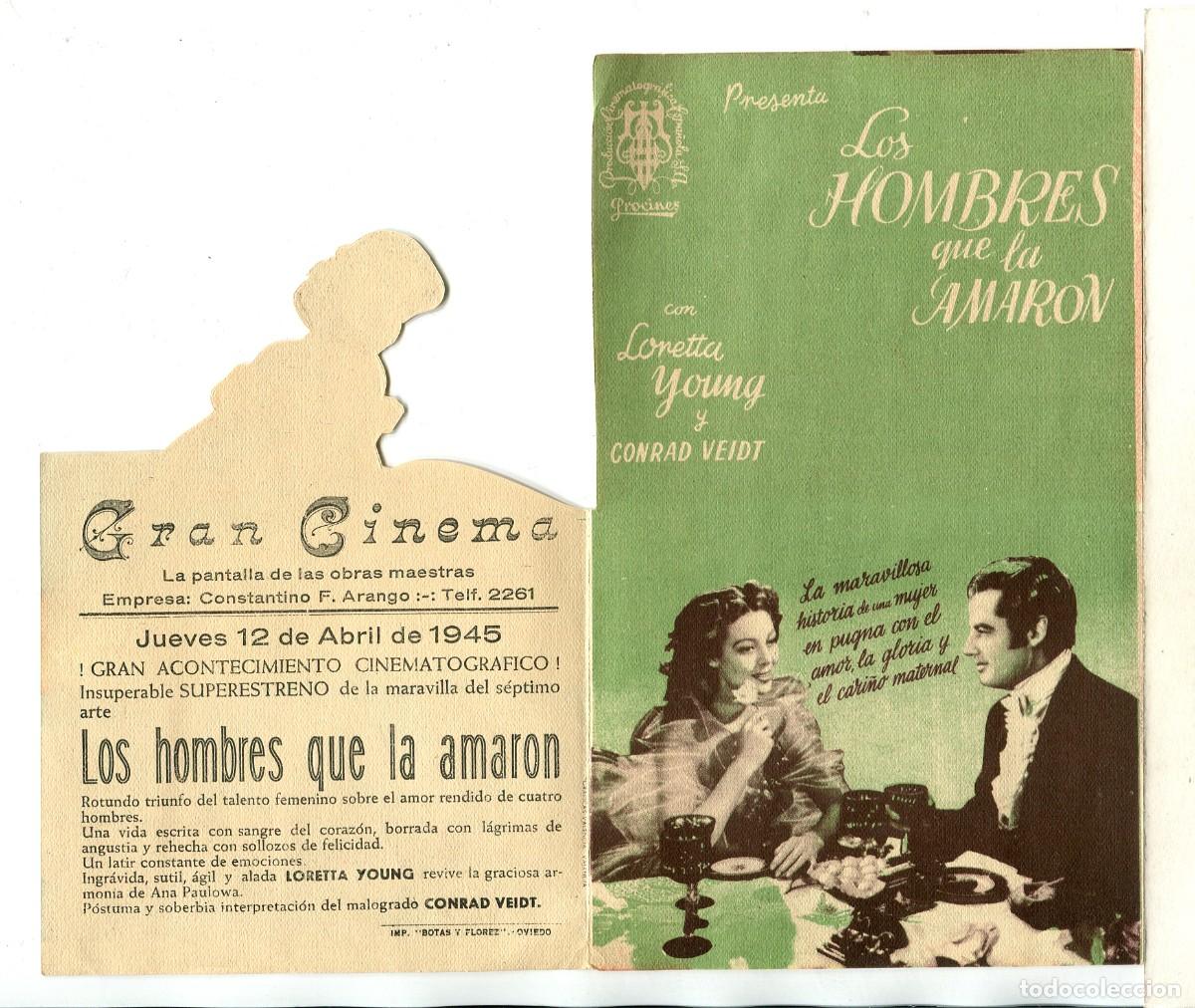 Cine: LOS HOMBRES QUE LA AMARON, con Loretta Young. - Foto 2