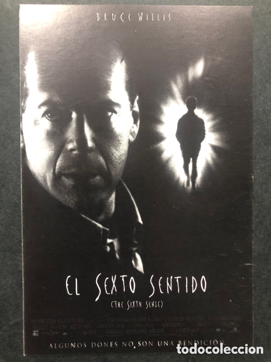 Cine: Programa tarjeta el sexto sentido bruce willis
