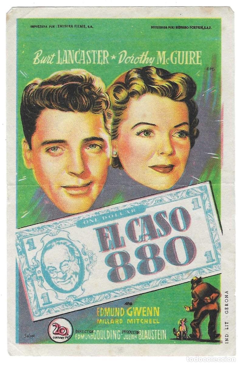 Cine: Programa Cine. El Caso 880. Burt Lancaster. 19-1806 - Foto 1
