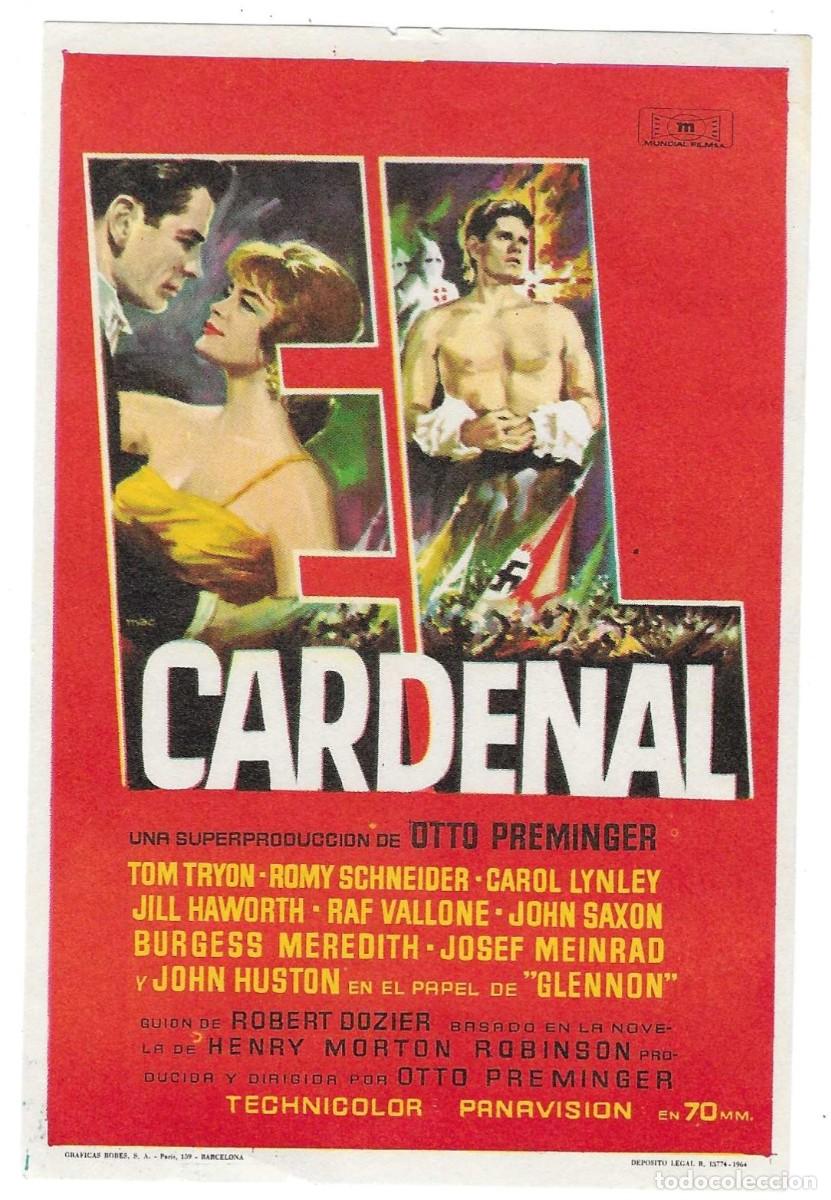 Cine: Programa Cine. El Cardenal. Tom Tryon. 19-1807 - Foto 1