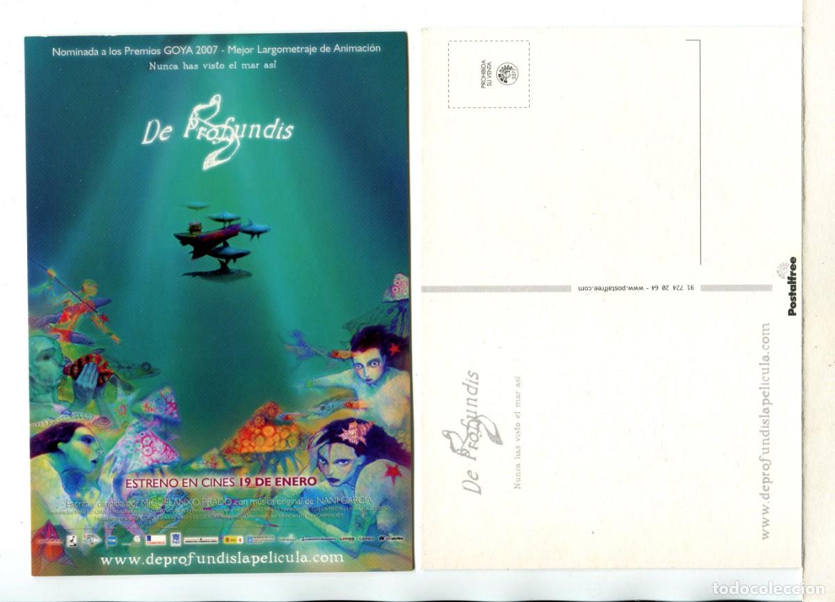 Cine: DE PROFUNDIS. CINE DE ANIMACI&Oacute;N. POSTAL. - Foto 1