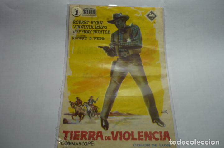 Cine: programa tierra de violencia.-robert ryan publicidad - Foto 1