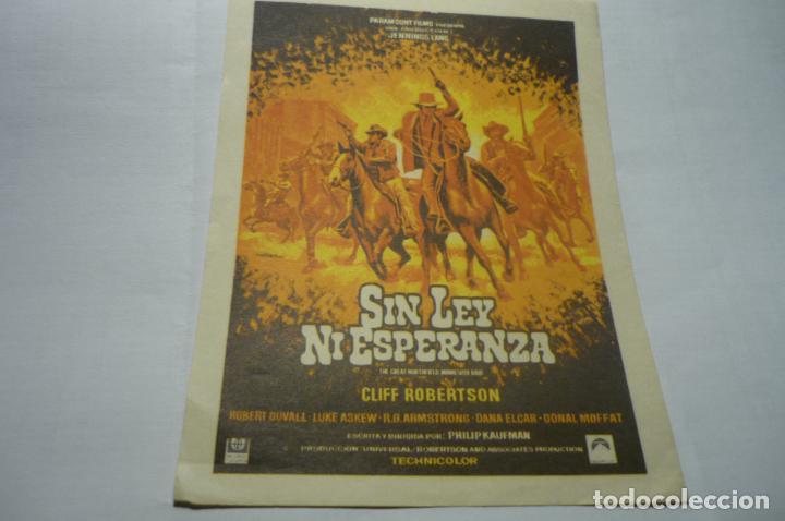 Cine: programa sin ley ni esperanza.- cliff robertson - Foto 1