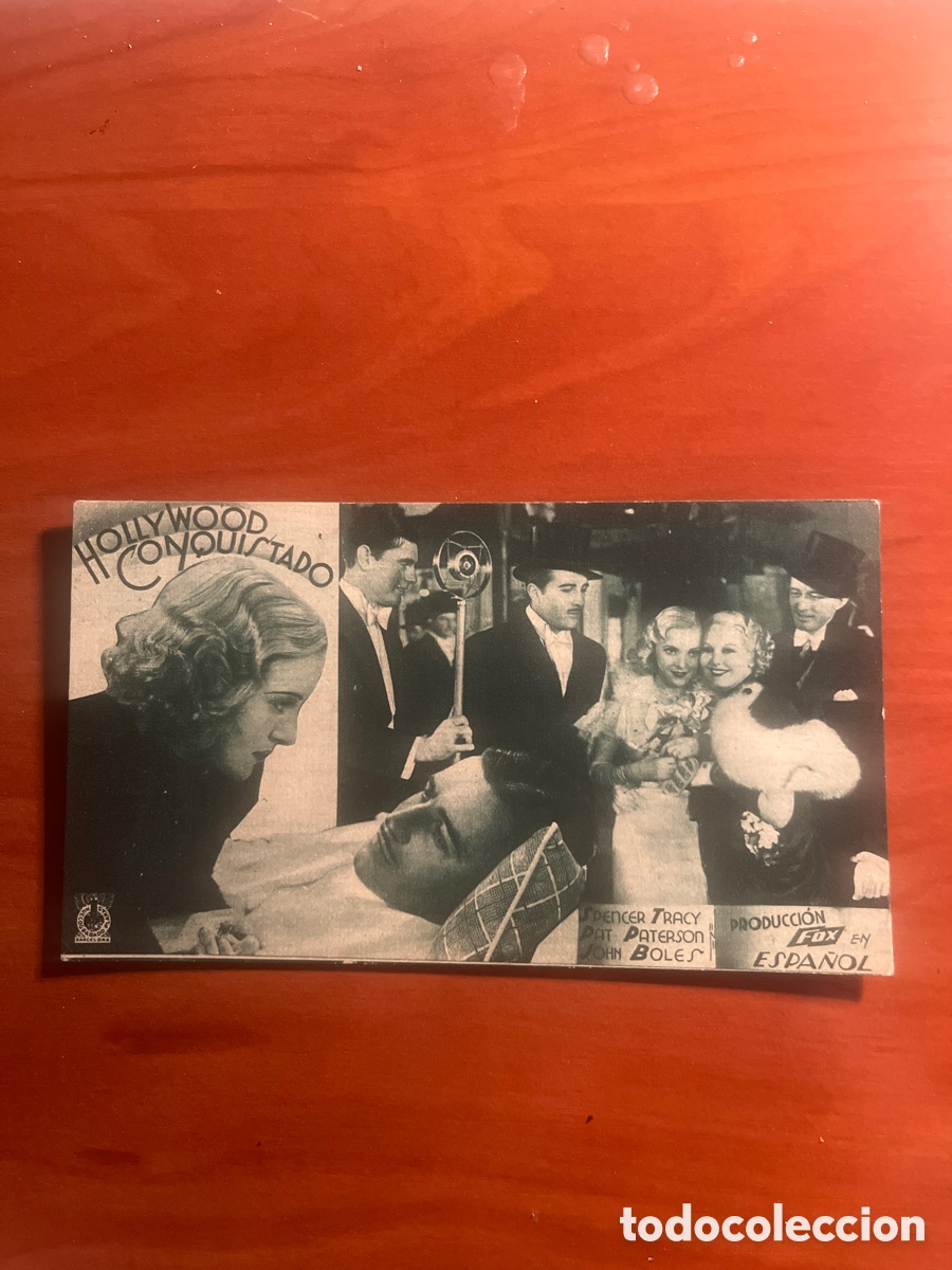 Cine: PROGRAMA HOLLYWOOD CONQUISTADO, SPENCER TRACY, (PRODUCCION FOX EN ESPA&Ntilde;OL) - Foto 1