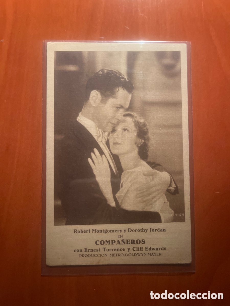 Cine: PROGRAMA COMPA&Ntilde;EROS, ROBERT MONTGOMERY, (METRO GOLDWYN MAYER) - Foto 1