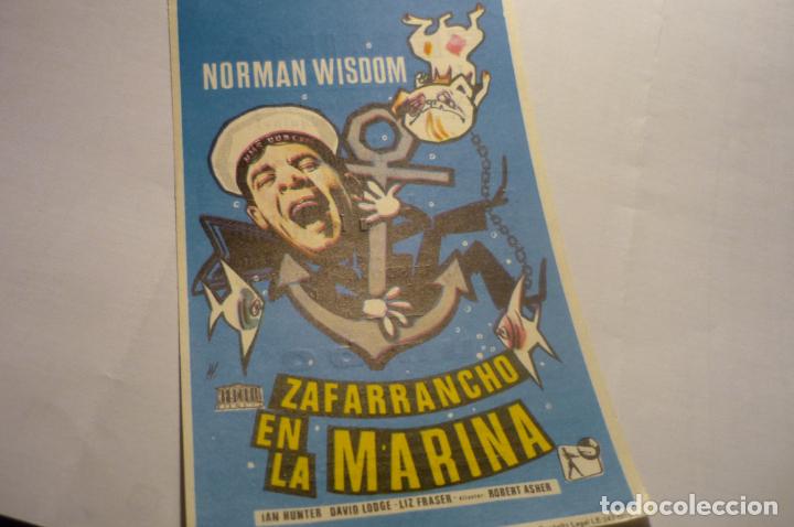 Cine: programa zafarrancho en la marina.-norman wisdom publicidad - Foto 1