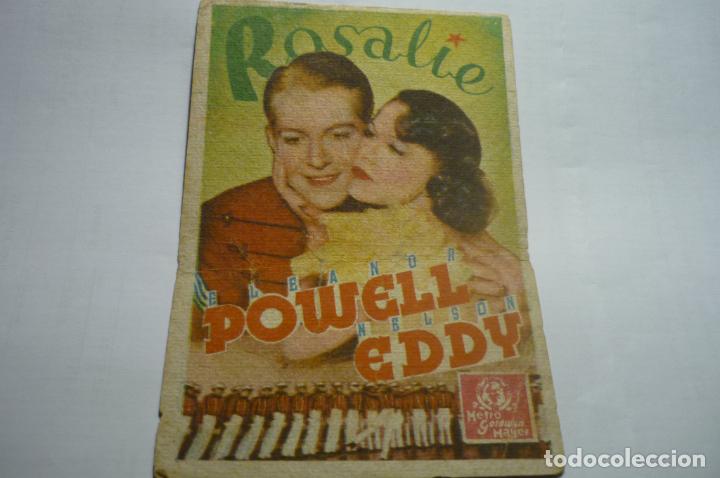 Cine: programa rosalie eleanor powell- sello dorso rex - Foto 1