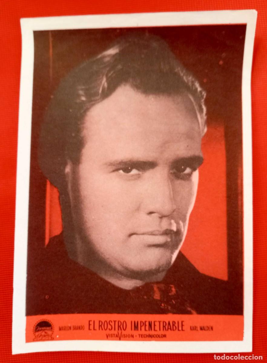 Cine: 2 PROGRAMAS. EL ROSTRO IMPENETRABLE. MARLON BRANDO. PINA PELLICER. PARAMOUNT. - Foto 3