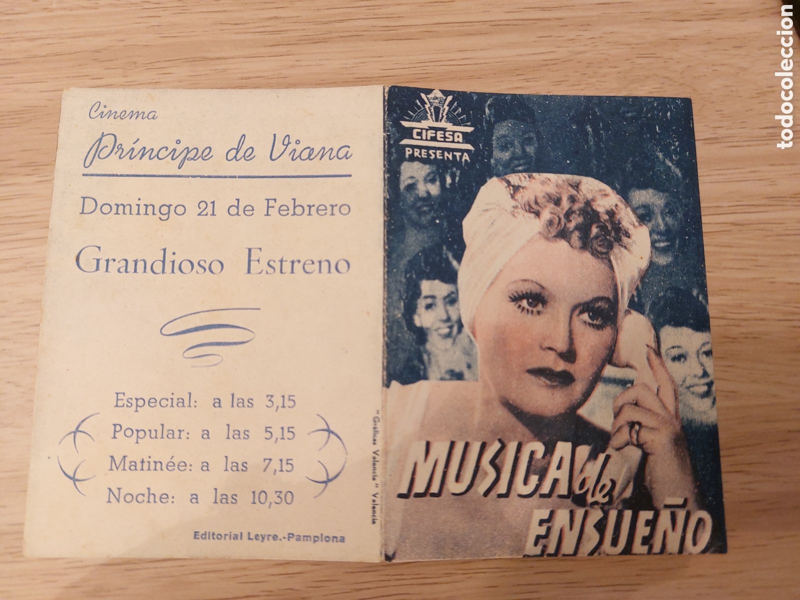 Kino: Programa doble M&uacute;sica de ensue&ntilde;o Publicidad Cinema Pr&iacute;ncipe de Viana