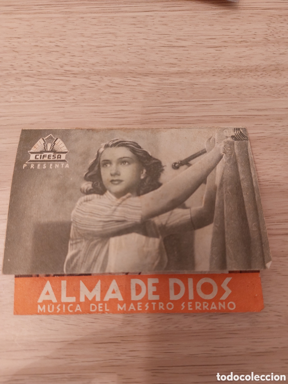 Cine: Programa doble Alma de Dios, Amparito Rivelles Publicidad Sal&oacute;n Olimpia - Foto 1