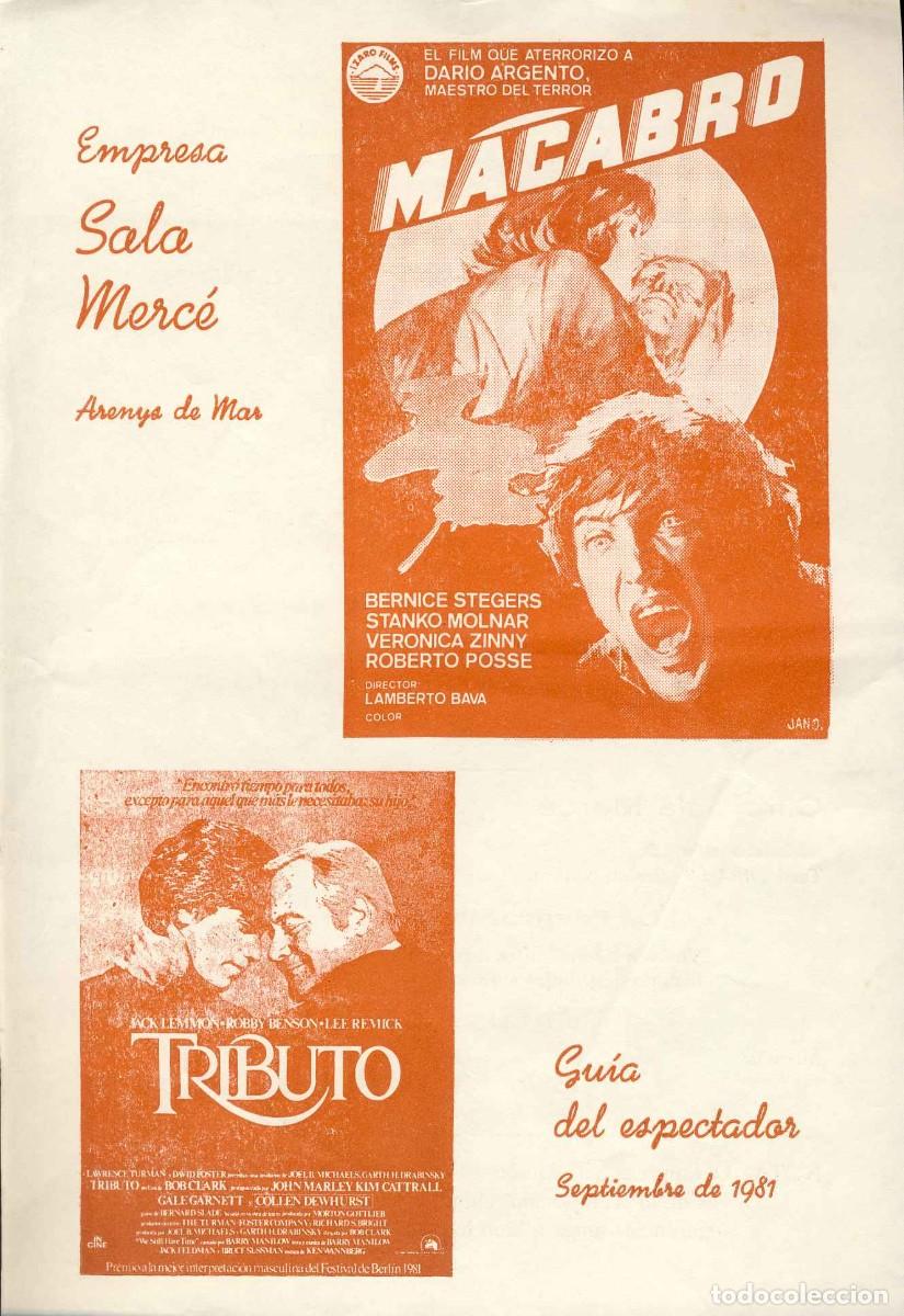 Cine: Programa de cine local: MACABRO y TRIBUTO. Arenys de Mar - Foto 1