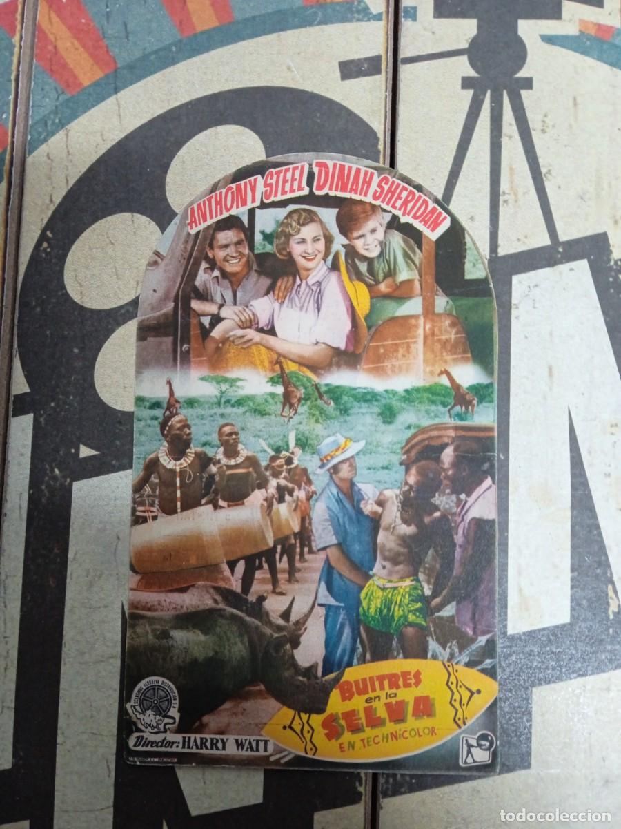  Flyers Publicitaires de films Anciens: Buitres en la selva con publicidad Cine Principal