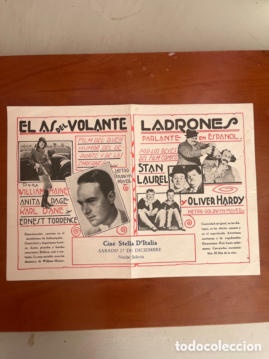 Cine: PROGRAMA EL AS DEL VOLANTE LADRONES, (METRO GOLDWYN MAYER) - Foto 1