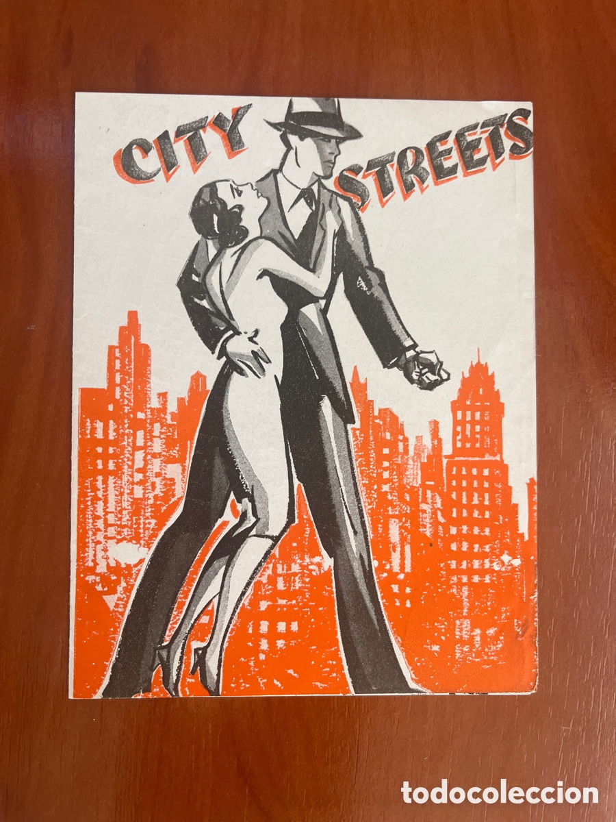 Cine: PROGRAMA CITY STREETS, GARY COOPER, (PARAMOUNT PICTURES) - Foto 1