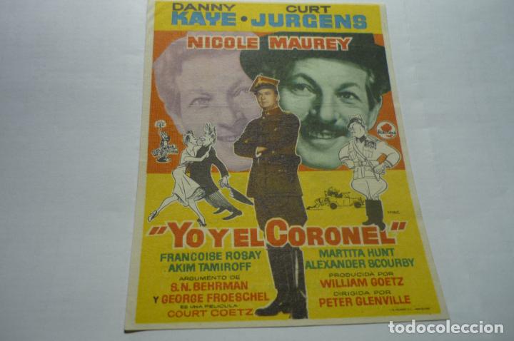 Cine: programa yo y el coronel -danny kaye-publicidad monterrosa reus - Foto 1
