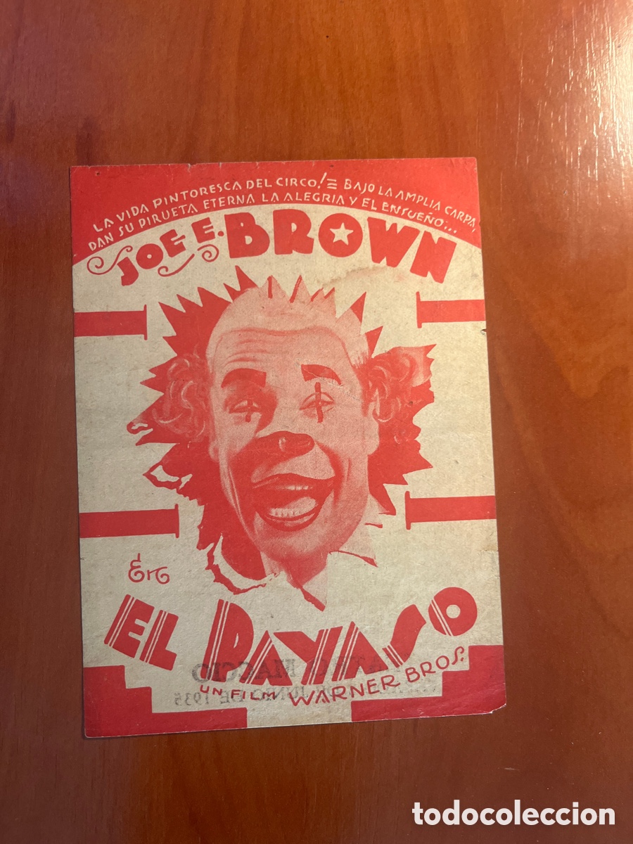 Cine: PROGRAMA PAYASO, JOS&Eacute; BROWN, (WARNER BROS) - Foto 1