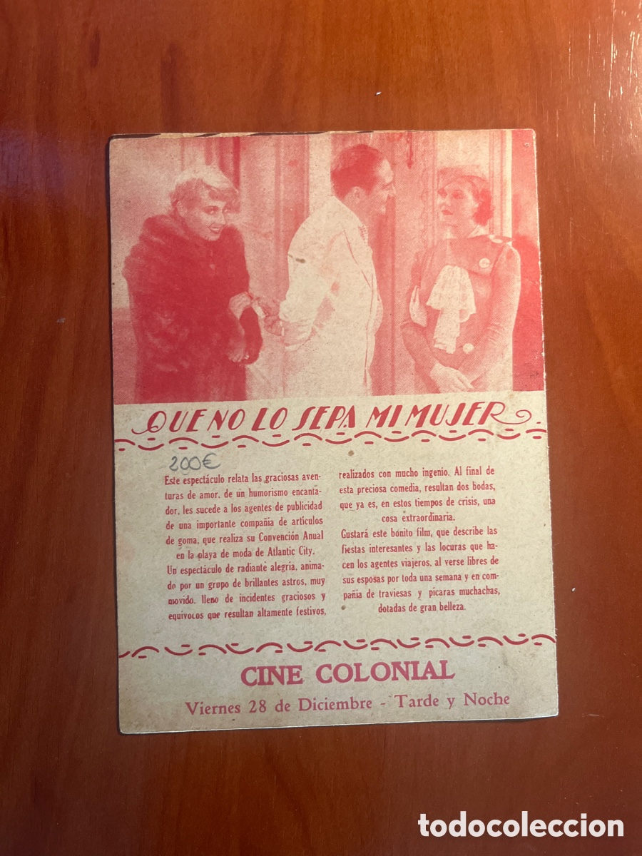 Cine: PROGRAMA QUE NO LO SEPA MI MUJER, (WARNER BROS) - Foto 2