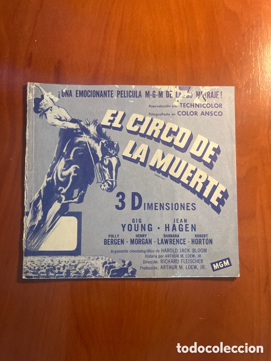 Cine: PROGRAMA EL CIRCO DE LA MUERTE, GIG YOUNG, (TECHNICOLOR) - Foto 1